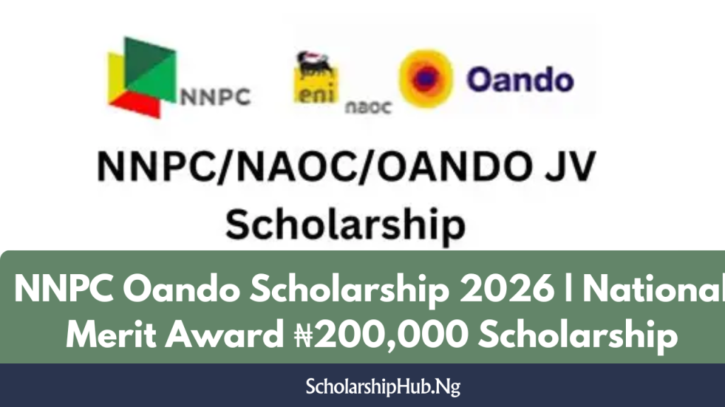 NNPC Oando Scholarship