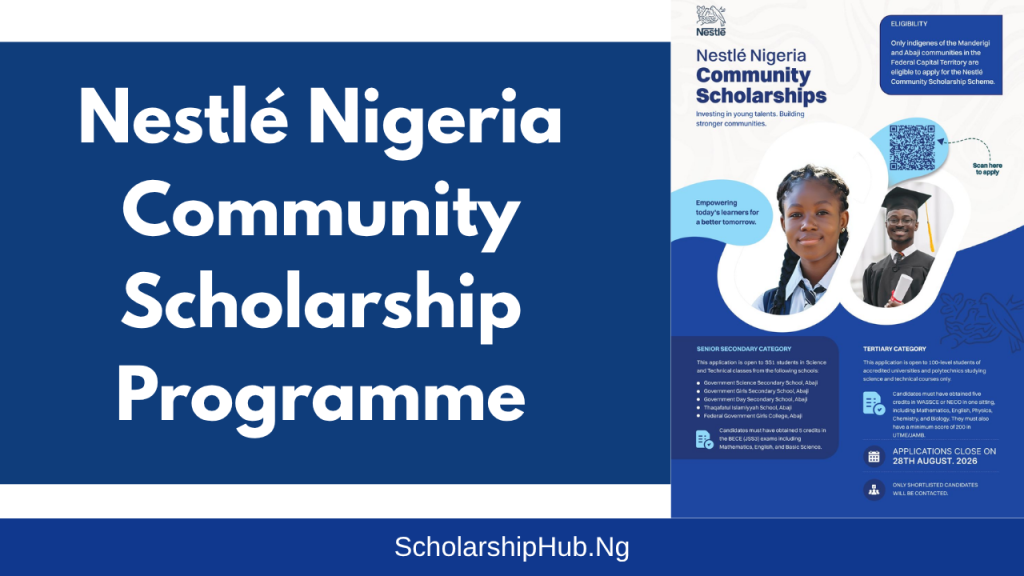 Nestlé Nigeria Community Scholarship