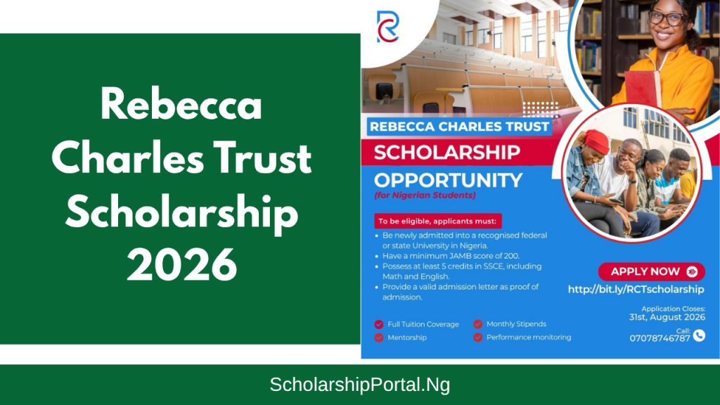 Rebecca Charles Trust Scholarship