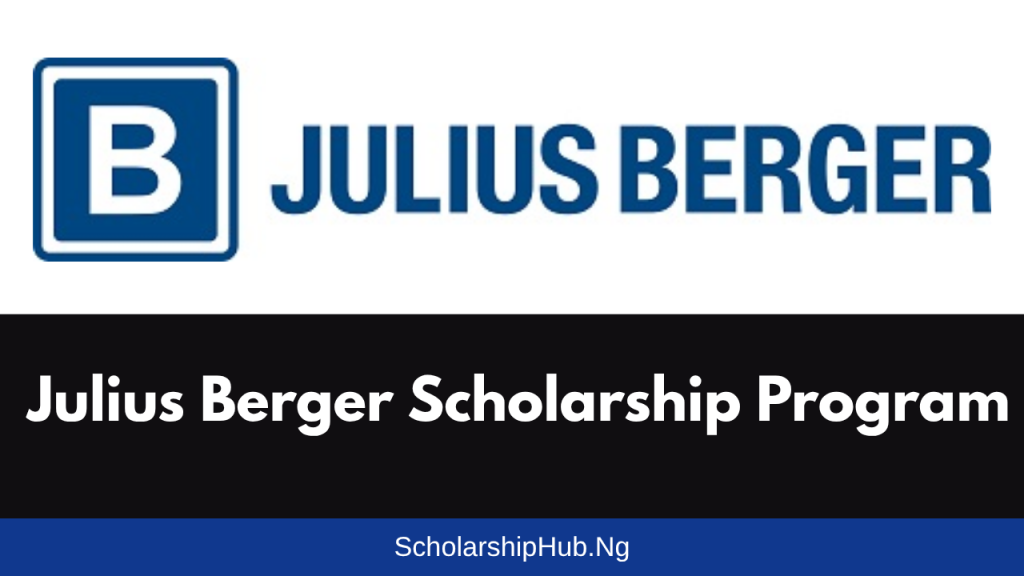 Julius Berger Scholarship Program 2026 | Up to ₦200,000 Julius Berger Scholarship Program