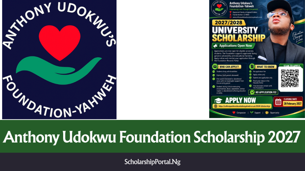 Anthony Udokwu Foundation scholarship