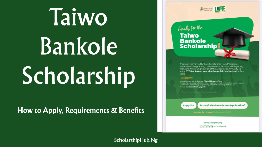 Taiwo Bankole Scholarship
